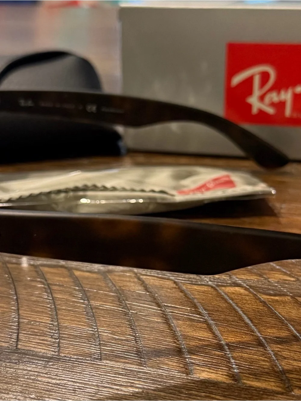 Ray-Ban Matte Brown Frame with Brown polarized Gradient Lenses